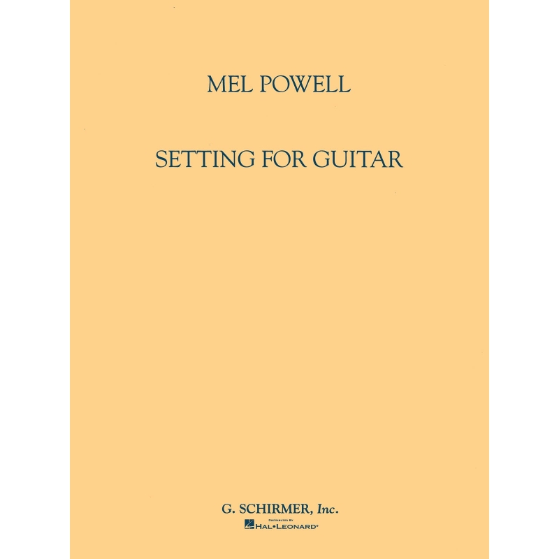 Powell, Mel - Setting for Guitar