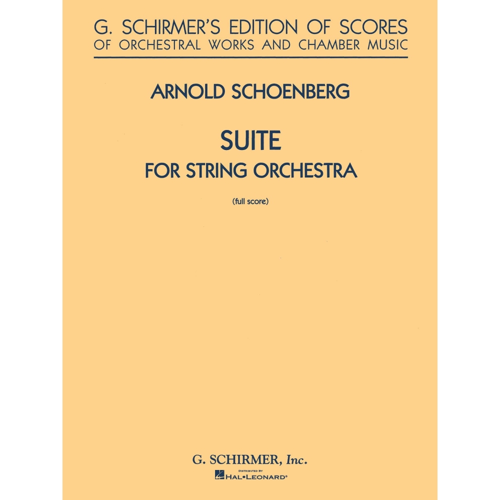Schönberg, Arnold - Suite in G for String Orchestra