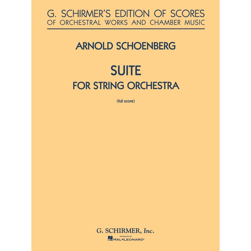 Schönberg, Arnold - Suite in G for String Orchestra