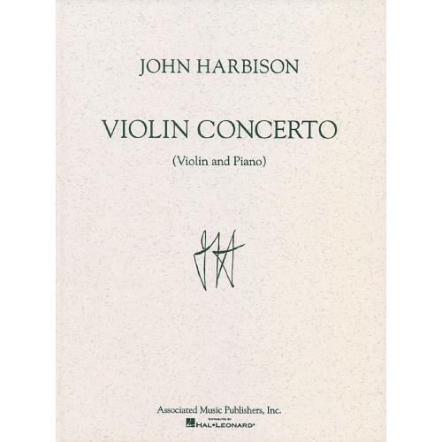 John Harbison: Violin Concerto (Violin And Piano)
