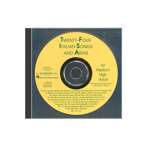 24 Italian Songs & Arias - CD