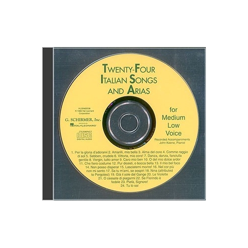 24 Italian Songs & Arias- CD