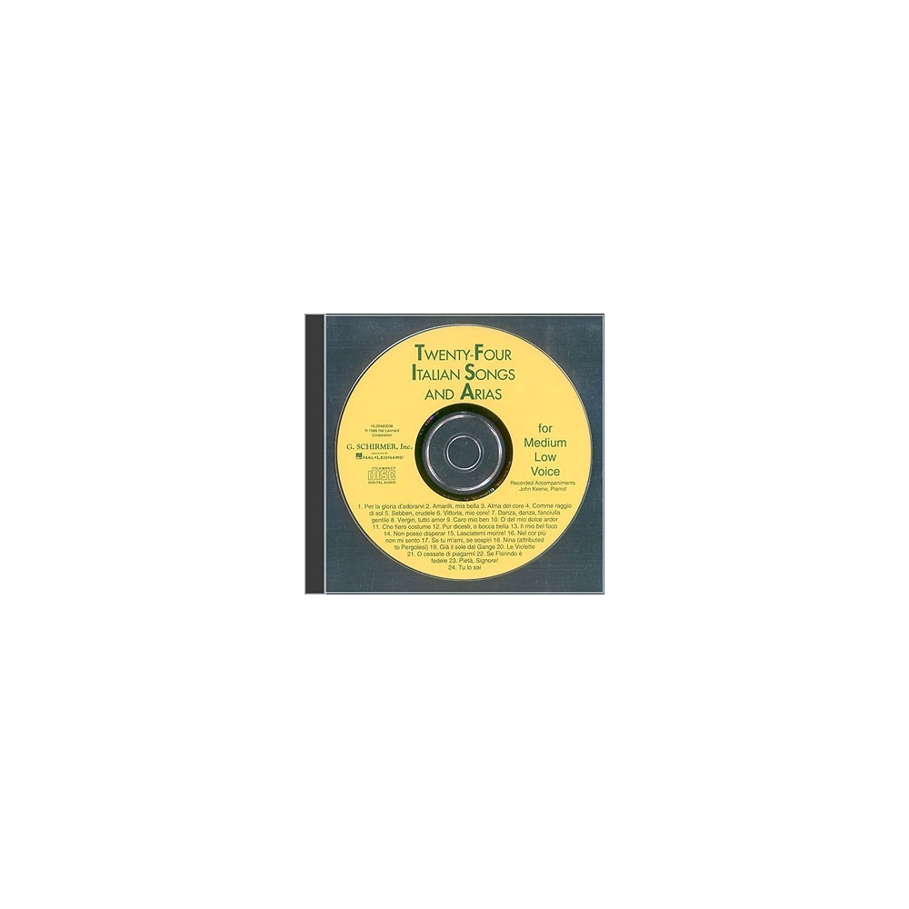 24 Italian Songs & Arias- CD