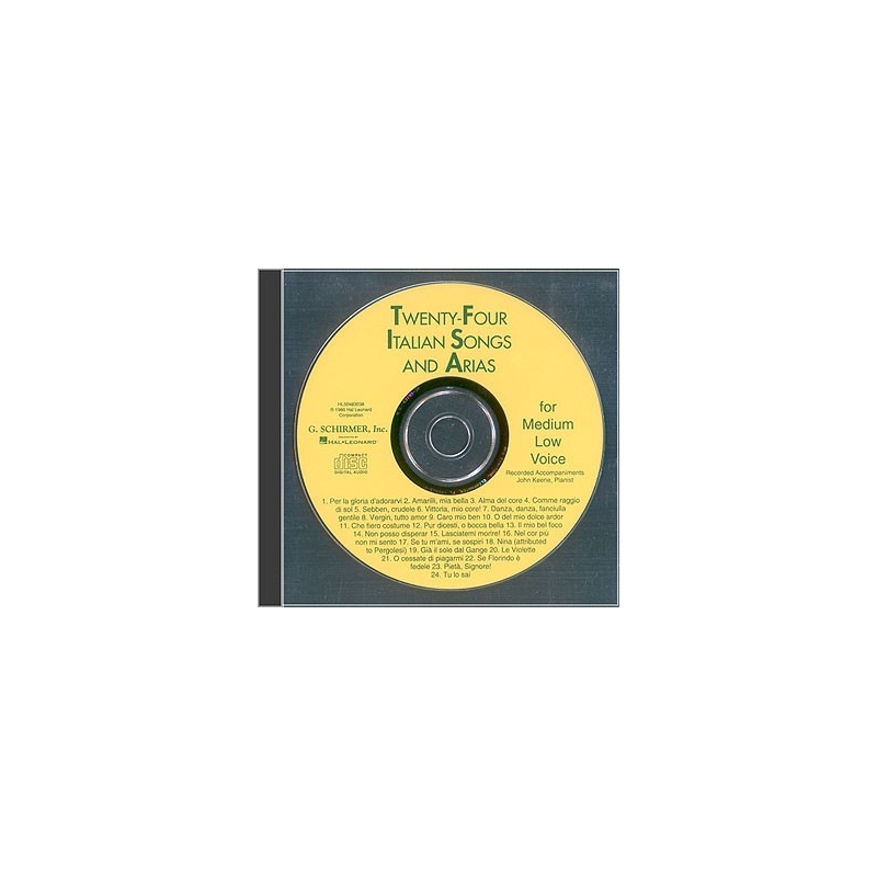 24 Italian Songs & Arias- CD