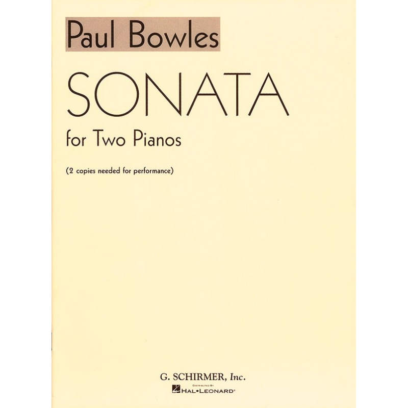 Bowles, Paul - Sonata for 2 Pianos