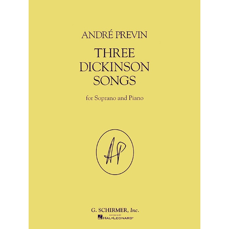Previn, André - Three Dickinson Songs