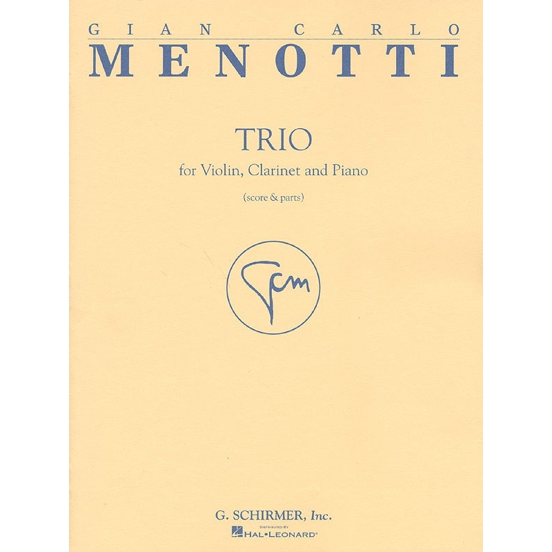 Menotti, Gian Carlo - Trio