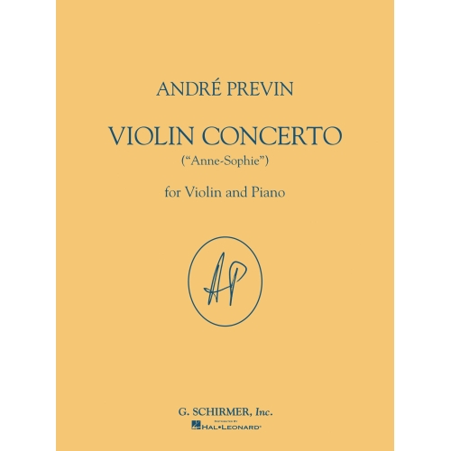 Andre Previn: Violin Concerto Anne-Sophie (Violin/Piano)