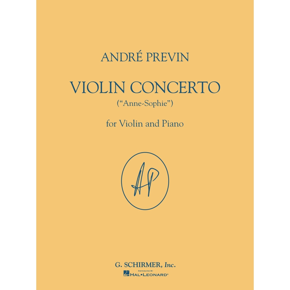 Andre Previn: Violin Concerto Anne-Sophie (Violin/Piano)