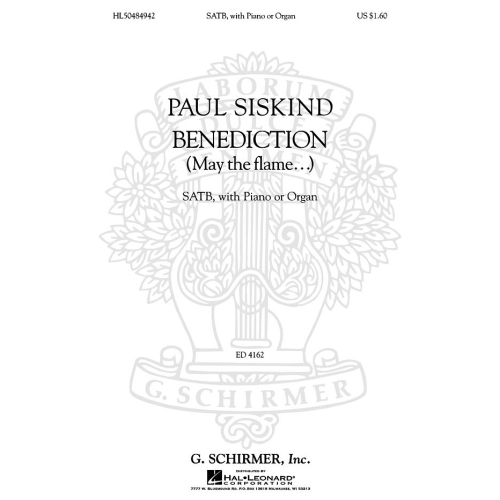 Siskind, Paul - Benediction...