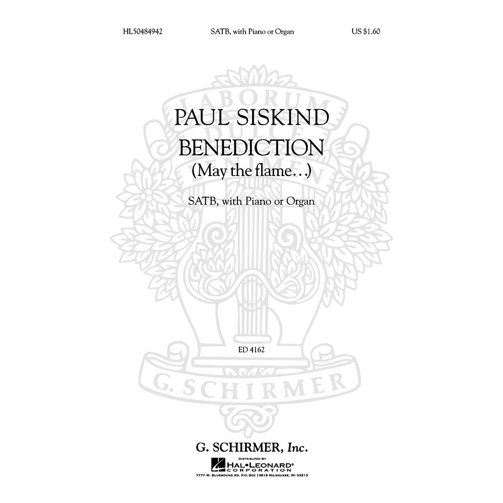Siskind, Paul - Benediction (May the Flame...)