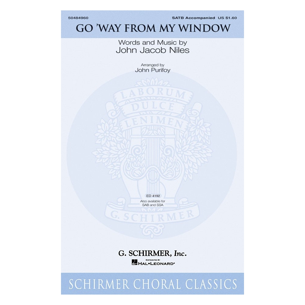 Niles, John Jacob - Go Way from My Window