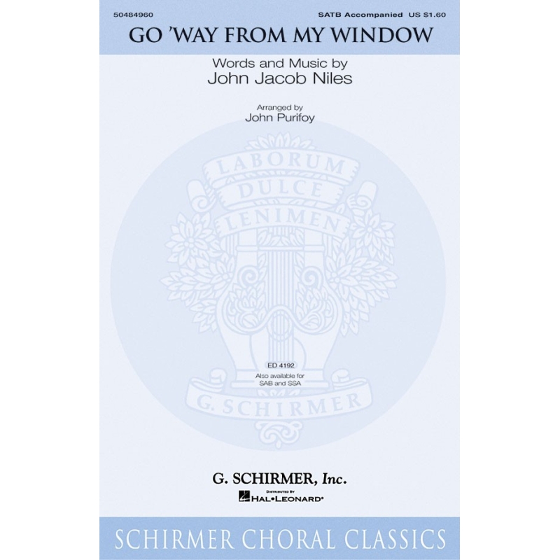 Niles, John Jacob - Go Way from My Window