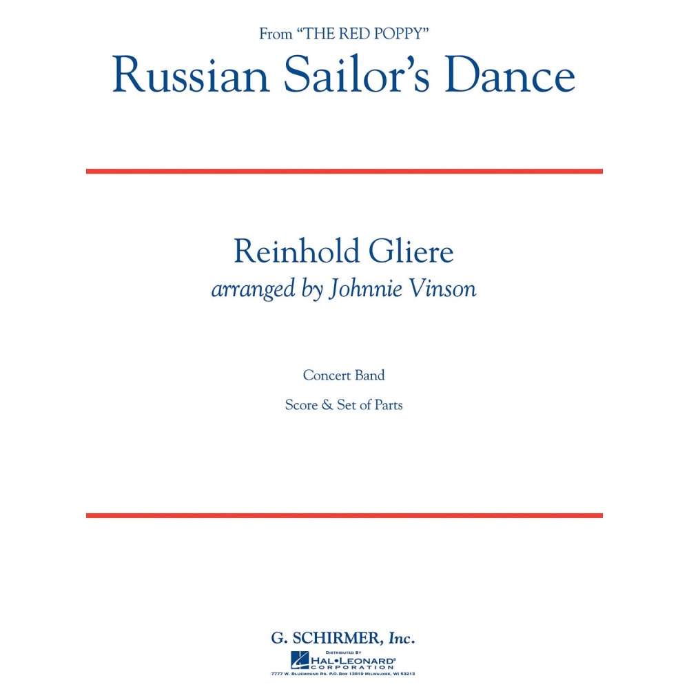 Glière, Reinhold - Russian Sailor's Dance