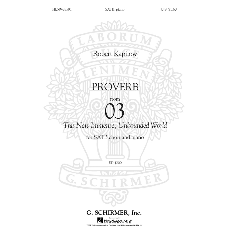 Kapilow, Robert - Proverb