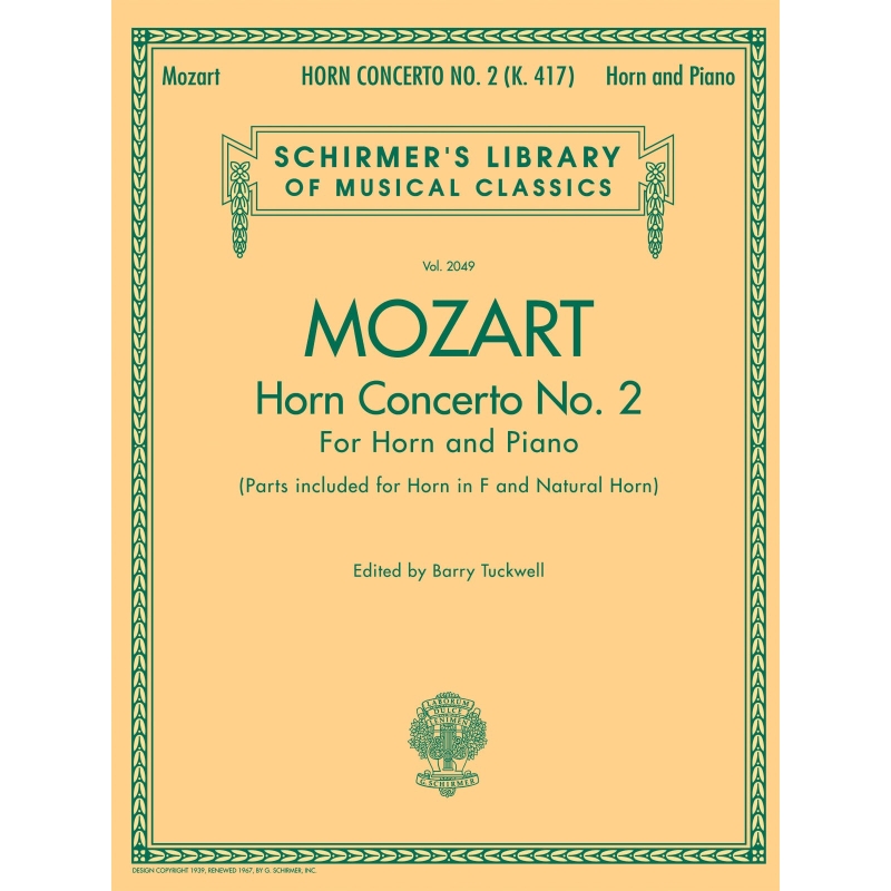 Mozart, Wolfgang Amadeus - Horn Concerto No.2
