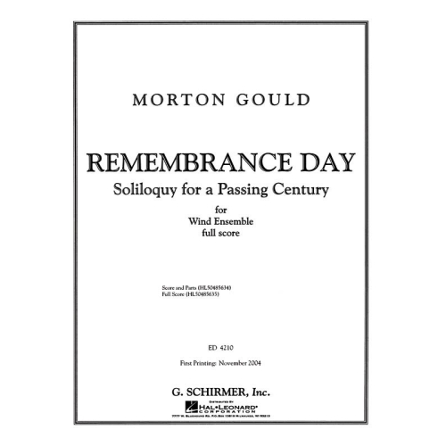 Remembrance Day - Full Score