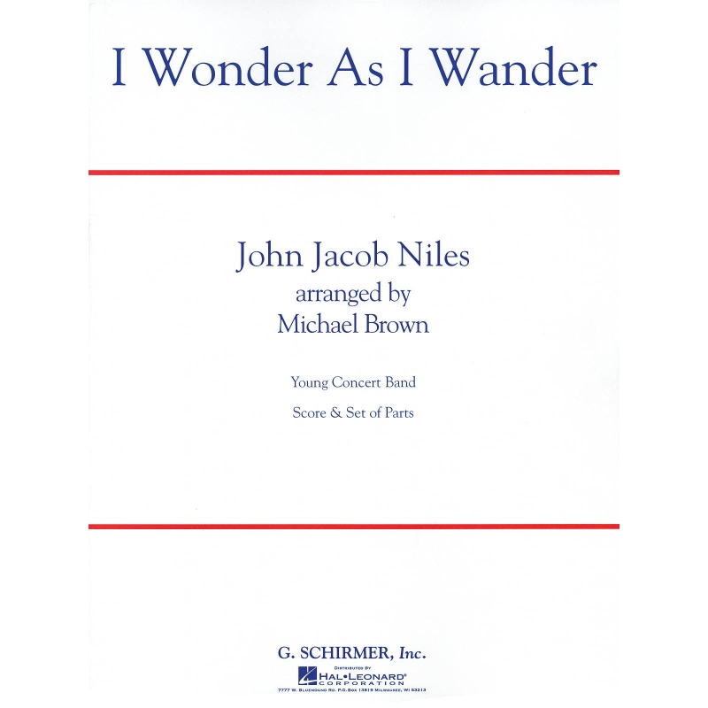 Niles, John Jacob - I Wonder as I Wander