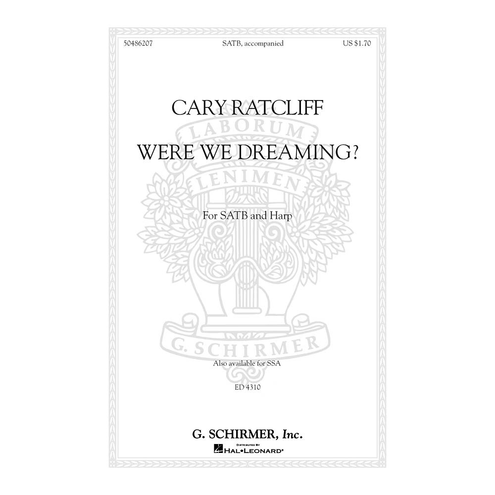 Ratcliff, Cary - Were We Dreaming?
