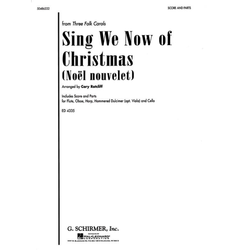 Sing We Now of Christmas...