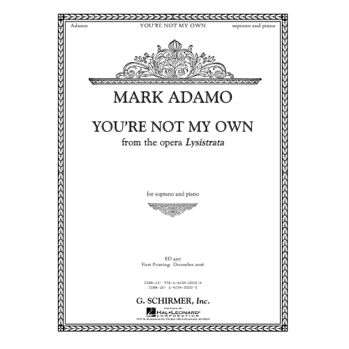 Adamo, Mark - You're Not My...