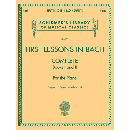First Lessons In Bach 1 & 2...