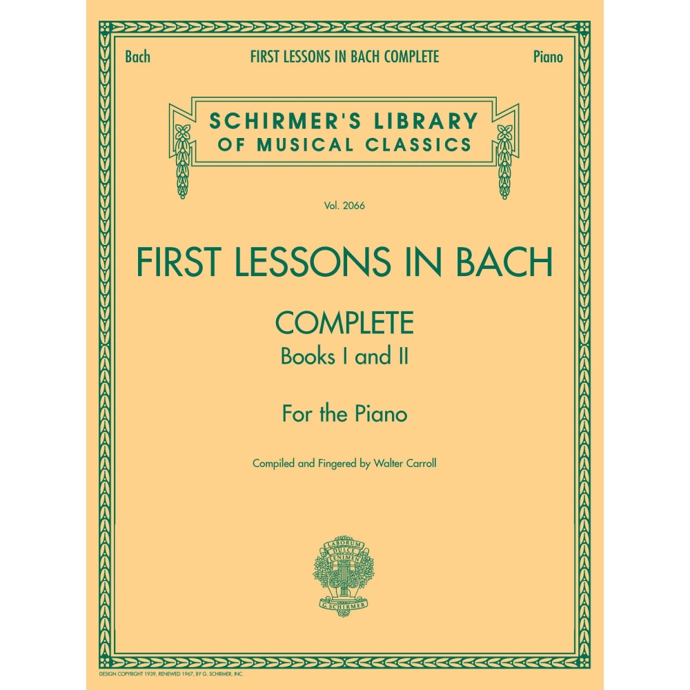 First Lessons In Bach 1 & 2 Complete