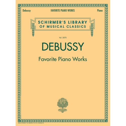 Debussy, Claude - Favorite Piano Works