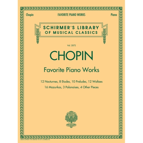 Chopin, Frédéric - Favorite Piano Works