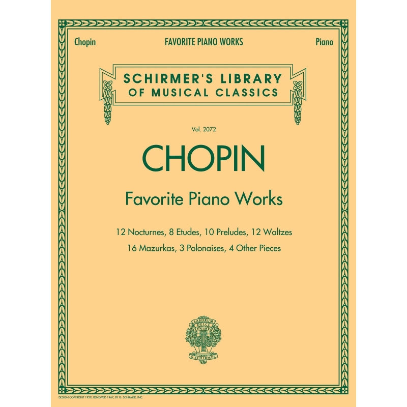 Chopin, Frédéric - Favorite Piano Works