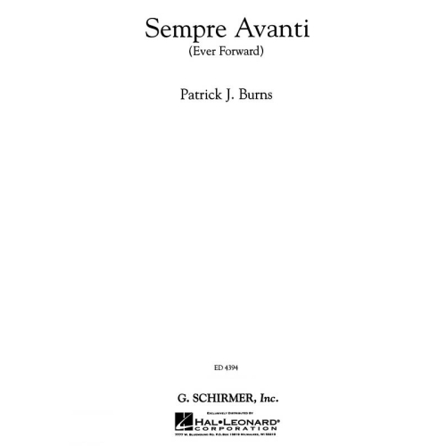 Sempre Avanti - Full Score