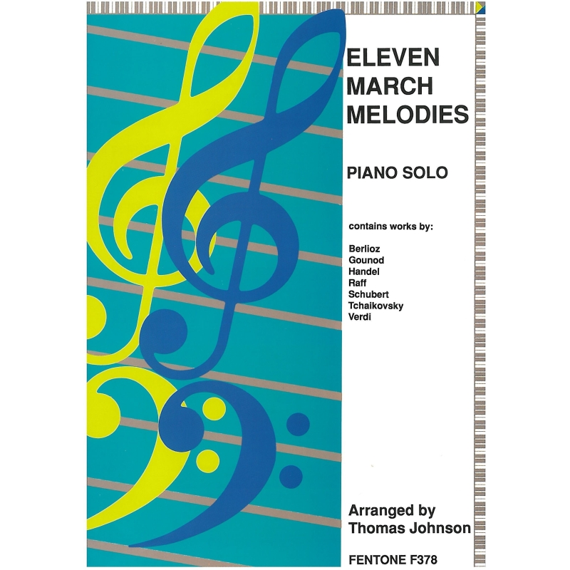 Eleven March Melodies for Piano Solo