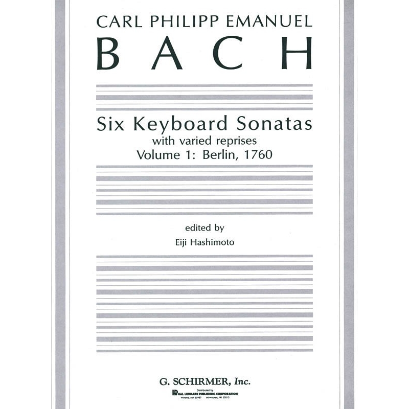Bach, Carl Philipp Emanuel - Six Keyboard Sonatas - Volume 1: Berlin, 1760