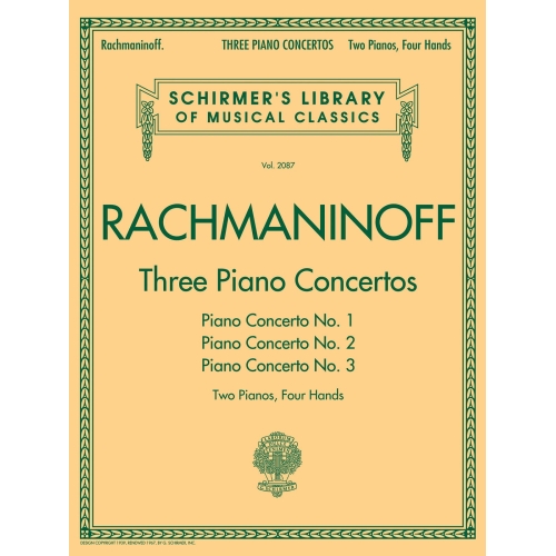 Rachmaninov, Sergei - 3 Piano Concertos: Nos. 1, 2, and 3