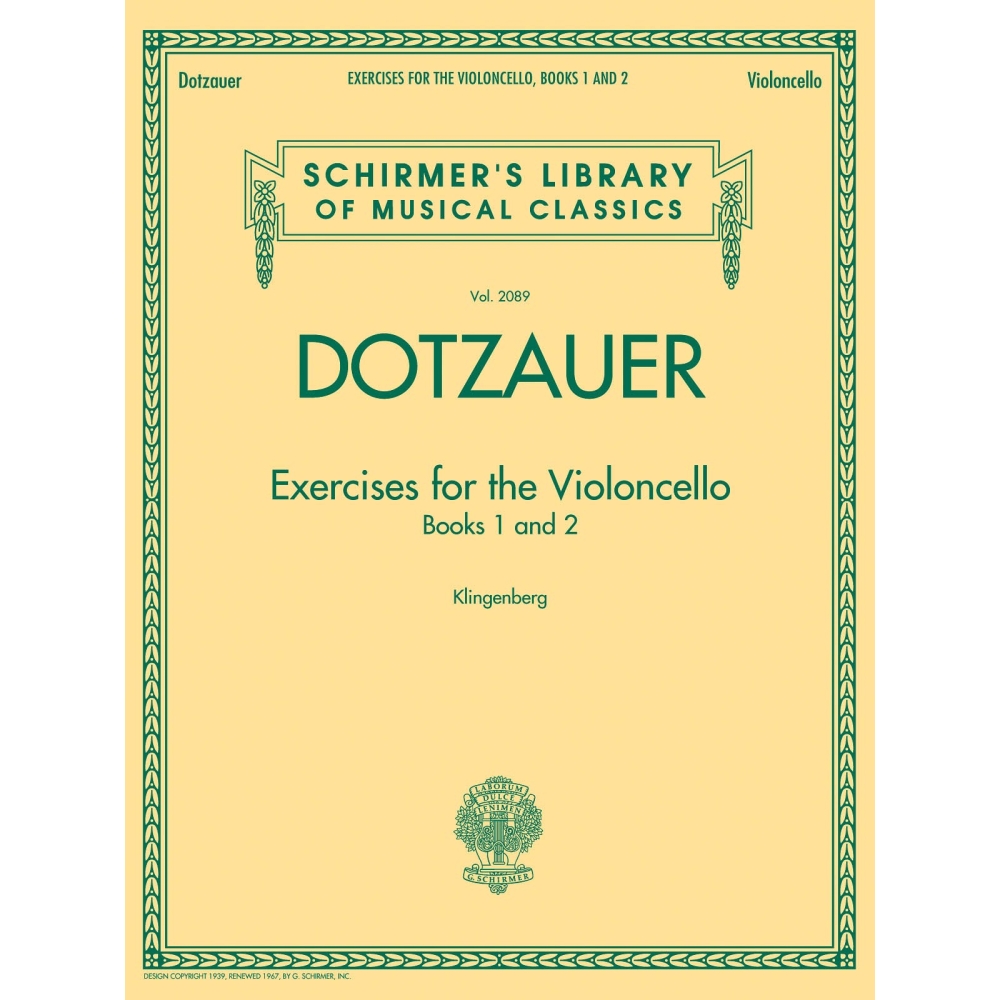 Dotzauer, Friedrich - Exercises for the Violoncello – Books 1 and 2