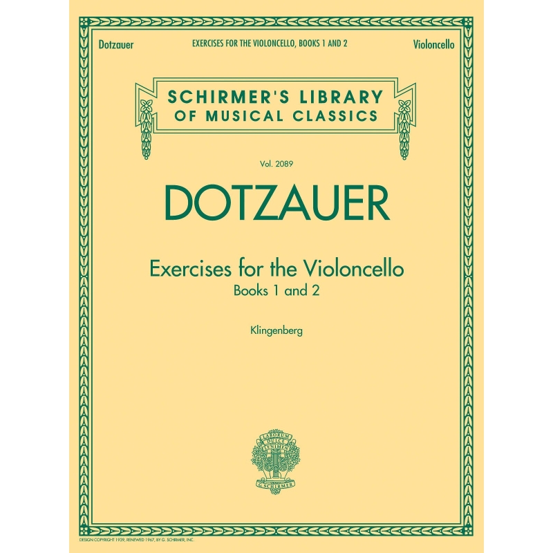 Friedrich Dotzauer - Exercises for the Violoncello – Books 1 and 2