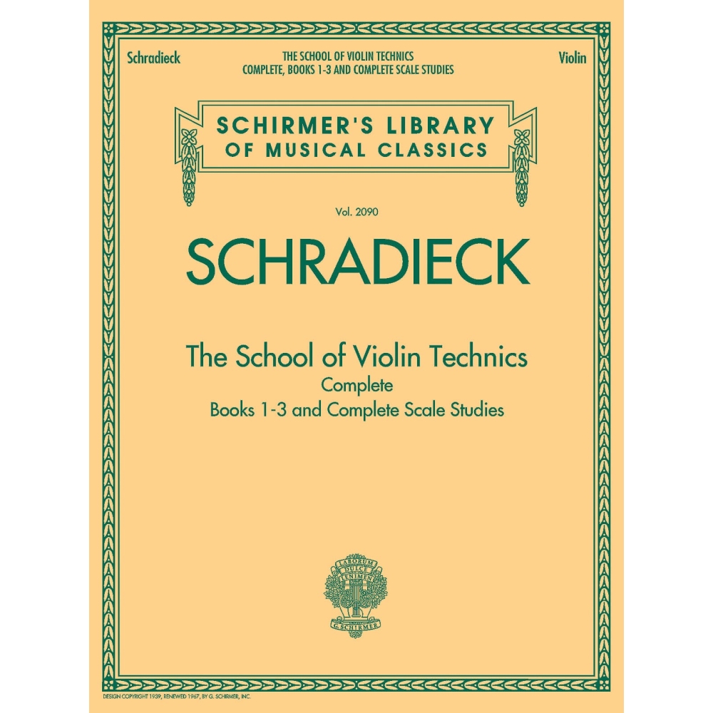 Henry Schradieck: The School of Violin Technics Complete