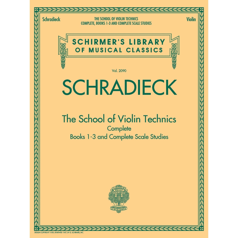Schradieck, Henry - The School of Violin Technics Complete