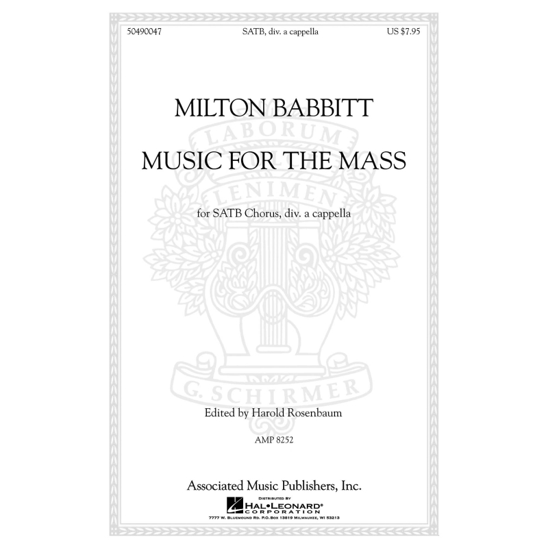 Babbitt, Milton - Music for the Mass