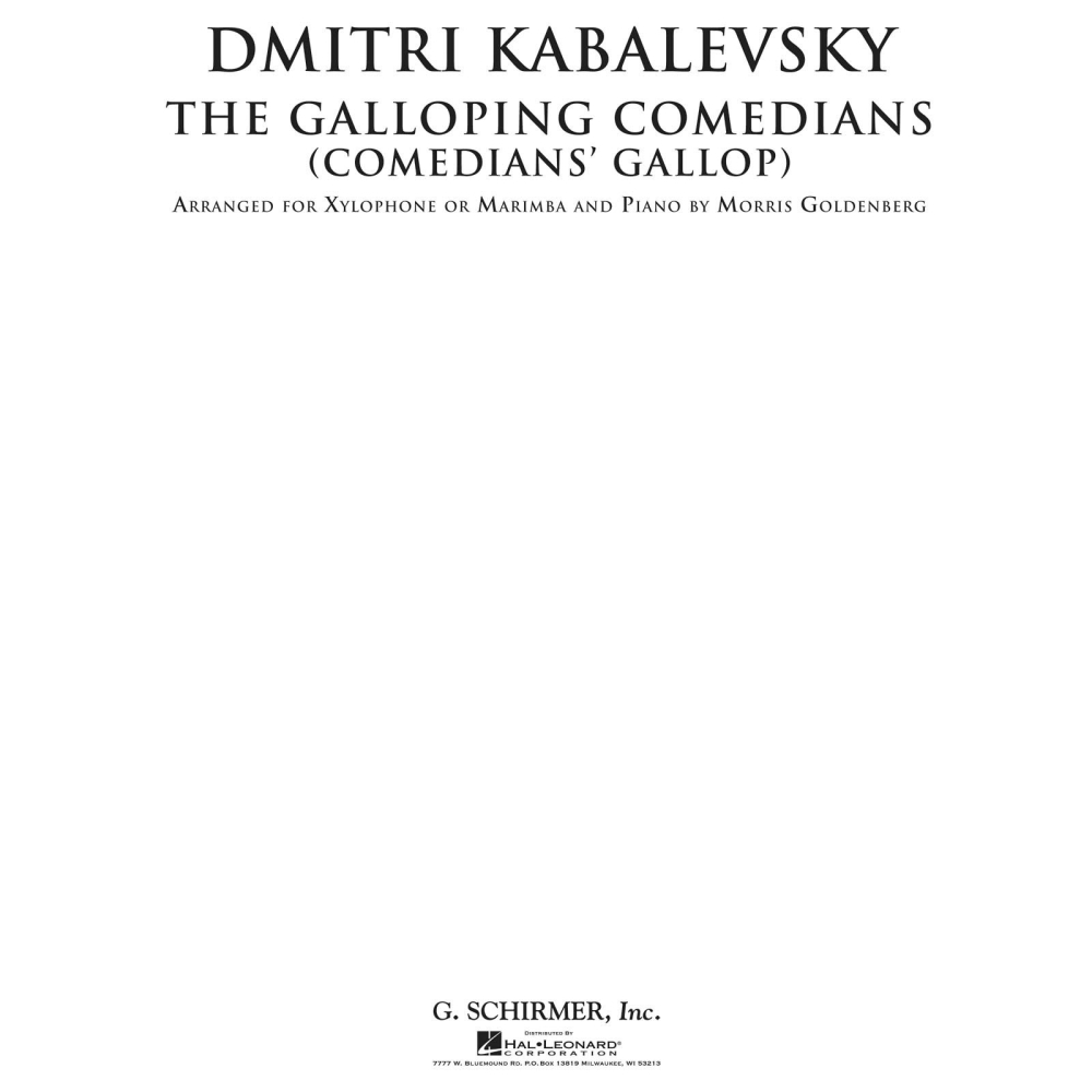 Kabalevsky, Dmitri - The Galloping Comedians (Comedian's Gallop)