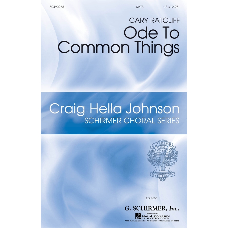 Ratcliff, Cary - Ode to Common Things