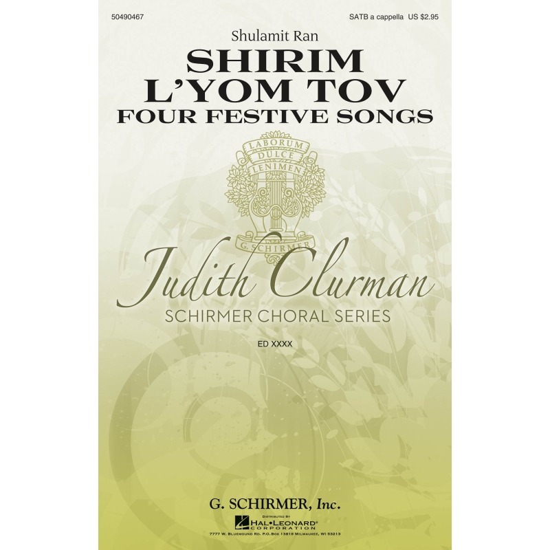 Ran, Shulamit - Shirim L'Yom Tov - Four Festive Songs