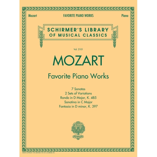 Mozart, W.A - Favorite Piano Works