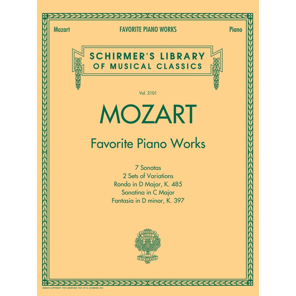Mozart, W.A - Favorite Piano Works