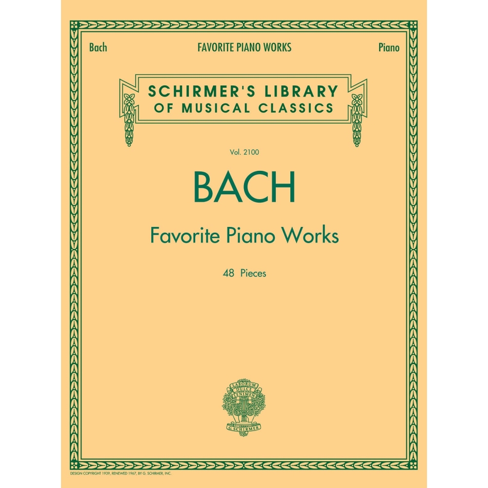 Bach, J.S - Favourite Piano Works