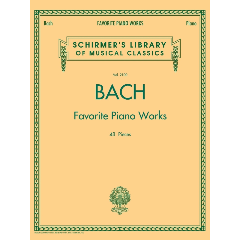 Bach, J.S - Favourite Piano Works