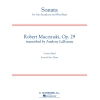 Muczynski, Robert - Sonata for Alto Saxophone, Op. 29