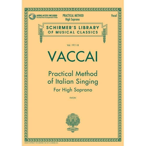 Nicola Vaccai - Vaccai: Practical Method of Italian Singing