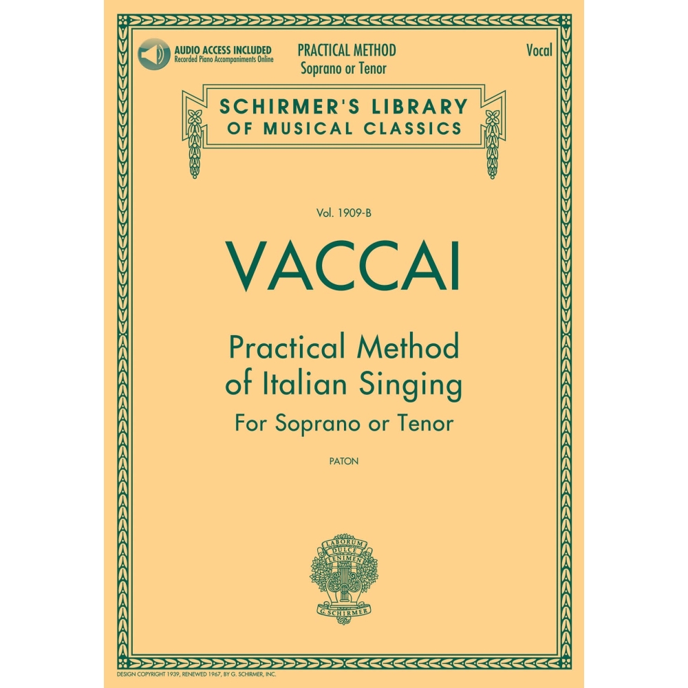 Vaccai, Nicola - Practical Method of Italian Singing