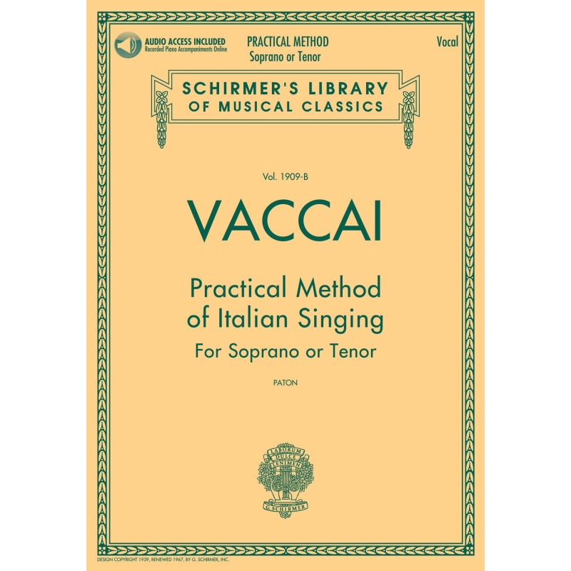 Vaccai, Nicola - Practical Method of Italian Singing